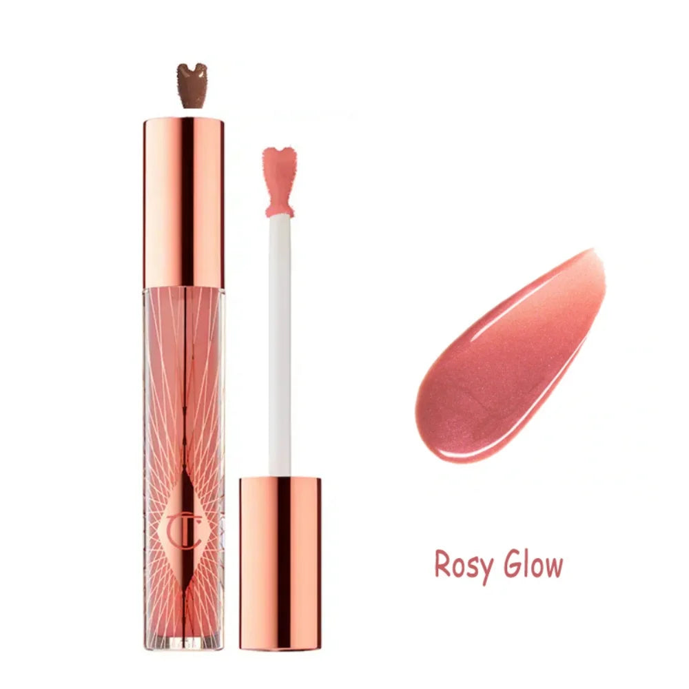 Charlotte Tilbury Lip Gloss Two Color Heart Shape Powder Blusher Highlight Spotlight Brightening Seamless Cosplay Makeup Gifts