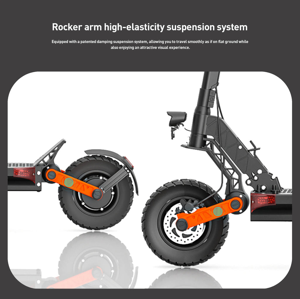 JOYOR S10-S-Z E Scooter 60V 18Ah Dual Motor 2000W 10 Inch Tire Adult Black Escooter Max Speed 65km/h Range 70-85km