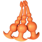3-10cm Huge Anal Plug with Tail Sex Toys for Adult Games Couples DIY Cosplay Big Butt Plug Silicone Soft Long Anal Beads Women