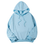 Women's Hoodies Pullover Spring Autumn Casual Hoodie 2026 Sweatshirts Solid Color Hoodies Oversize Black Sweatshirt Women Top