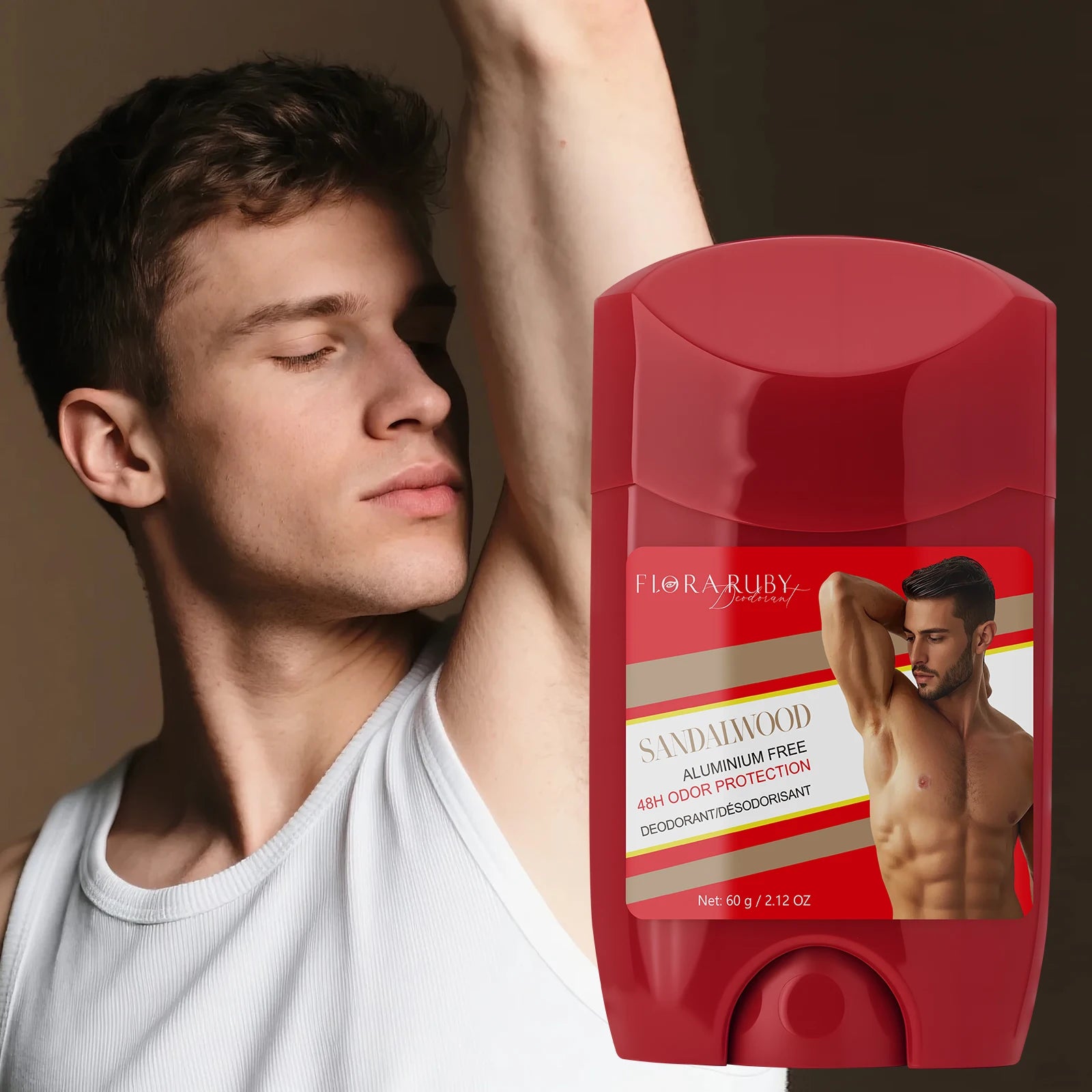 Old Spice Sandalwood Deodorant Men，Body Odor RemoveCream，Aluminum Free，High Endurance，Sweat Defense & Odor Protection，Portable Ürün ana görseli