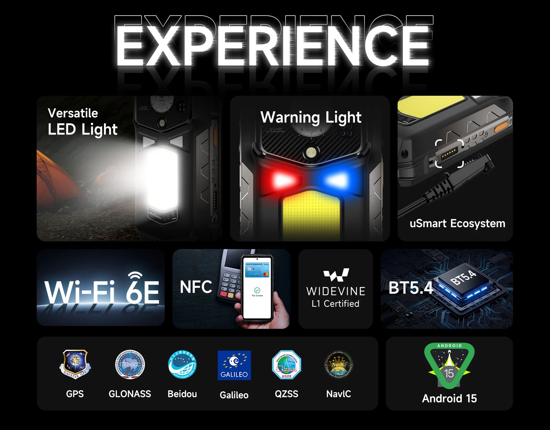 Ulefone Armor 29 Pro 5G AI Rugged Phone 6.67" 120Hz Up to 32GB RAM 512GB ROM 21200mAh 120W 64MP Night Vision Mobile Phone