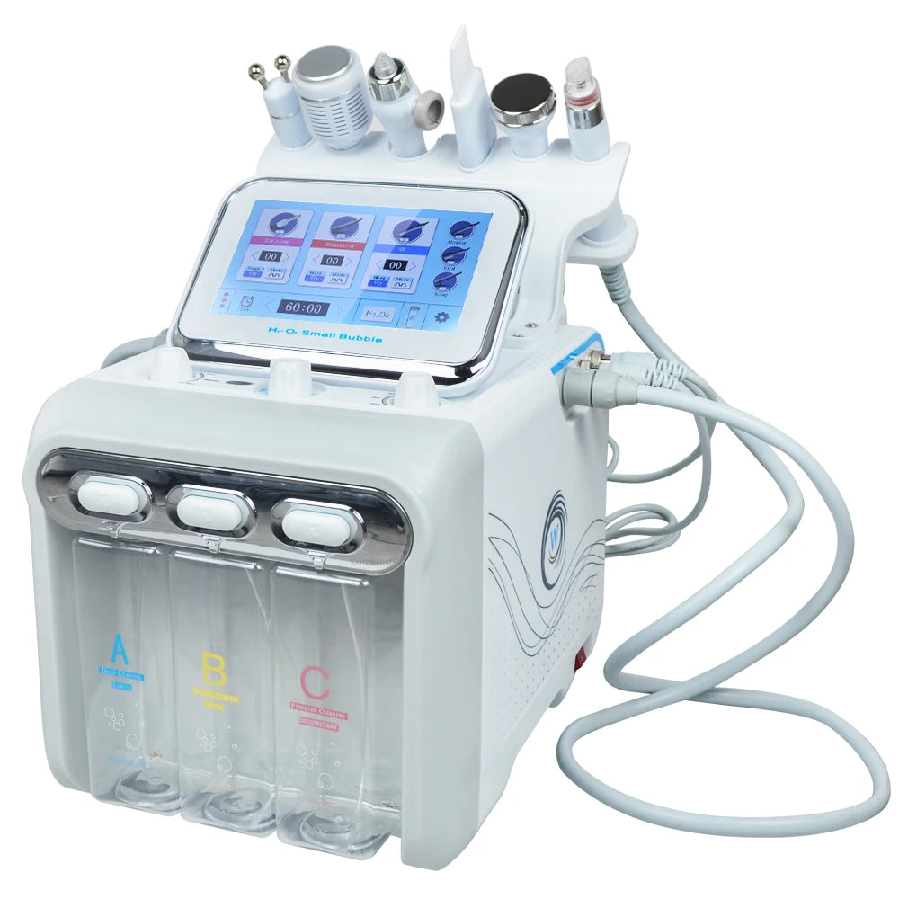 7 in 1 Dermabrasion Peel Spa Facial Machine Skin Rejuvenation Hydro Dermabrasion Hydro Aqua Face Deep Cleaning Skin Care Device