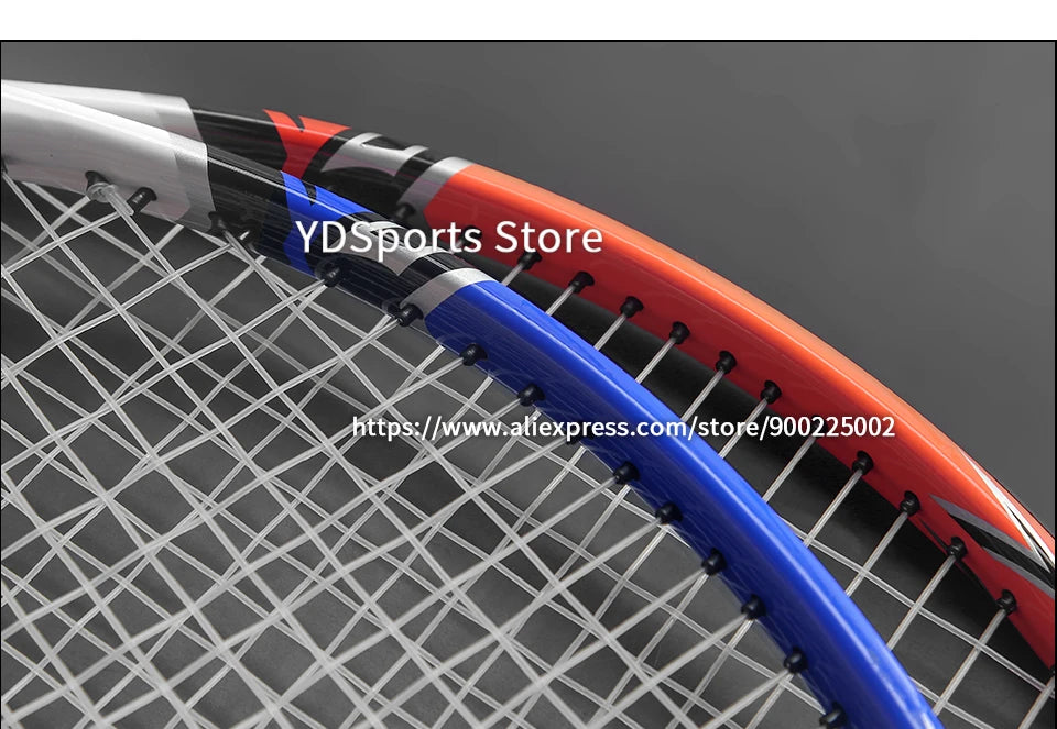 Professional Ultralight Racquet Composite Carbon Aluminium Alloy Tennisracket 45-55LBS Training Tennis Rackets Unisex Trainer