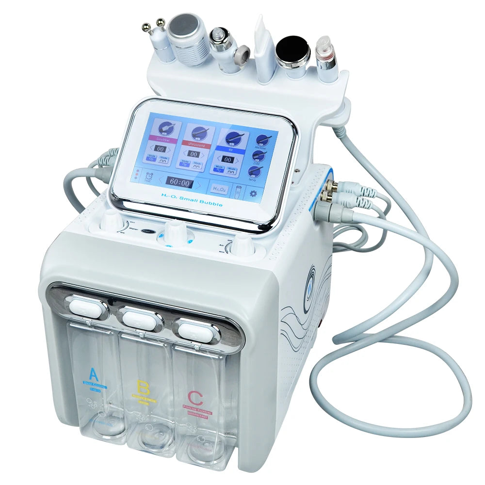 7 in 1 Dermabrasion Peel Spa Facial Machine Skin Rejuvenation Hydro Dermabrasion Hydro Aqua Face Deep Cleaning Skin Care Device