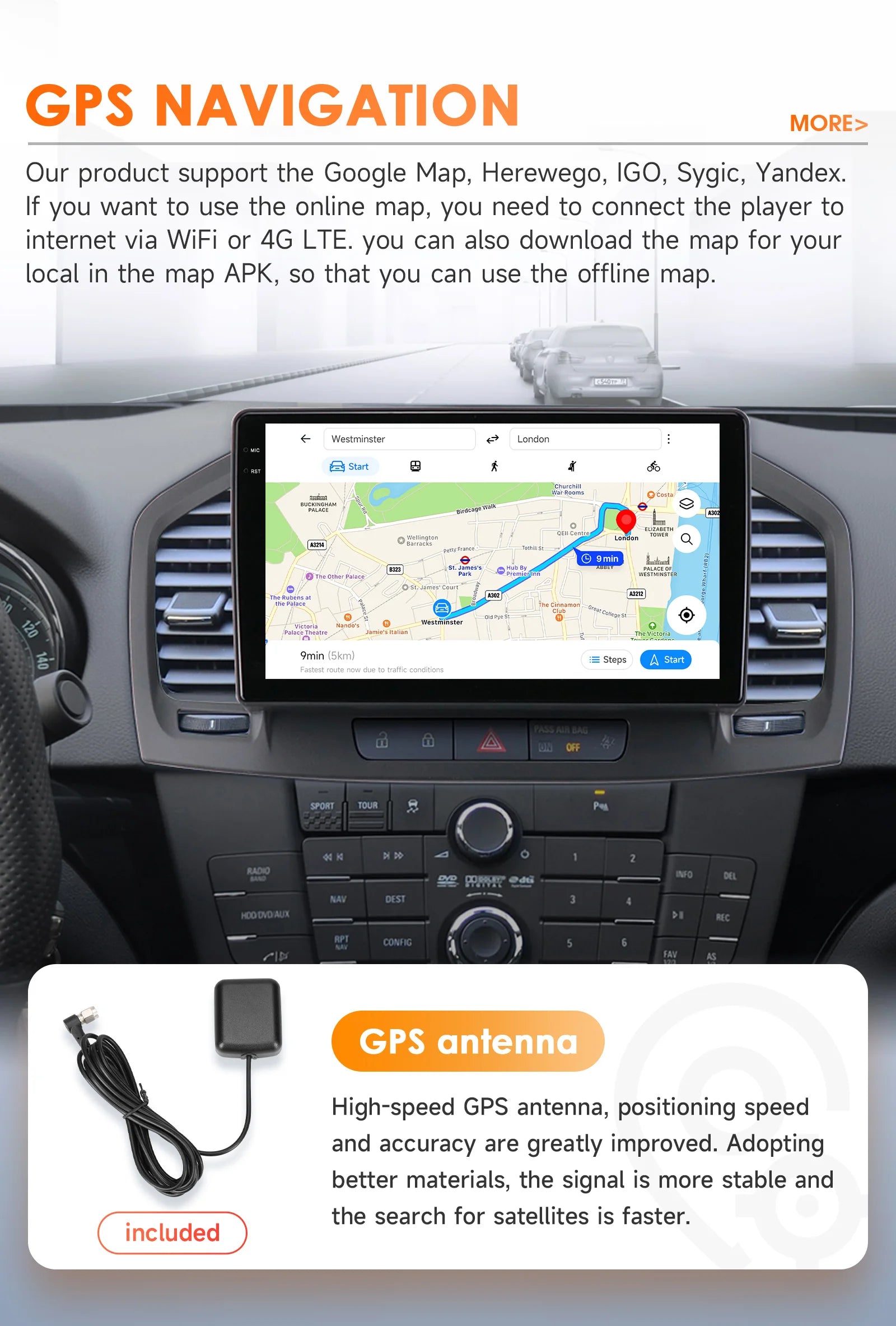 9inch 7862 QLED Screen 2din Android Car Radio Multimedia Video Player for Buick Regal 1 Opel Insignia GPS Navi Carplay 4G RDS BT