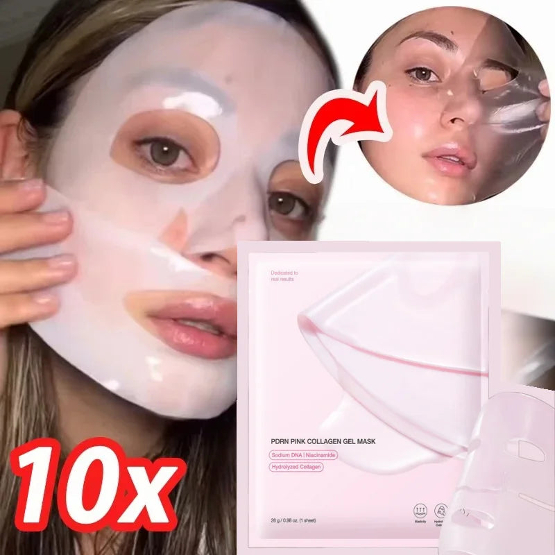 Overnight Collagen Mask Deep Anti Wrinkle Salmon DNA PDRN Glass Glow Skin Face Mask Lift Firm Improve Elasticity korean Skincare Ürün ana görseli