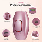 Laser Epilator IPL Hair Removal Laser Epilator For Women 500,000 Flash Depilator Pulses Permanent Painless Hair Removal