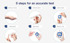 Sinocare Safe Accu2 Blood Glucose Meter Blood Sugar Test Kit Diabetes Home Glucometer with 50pcs Strips or only strips