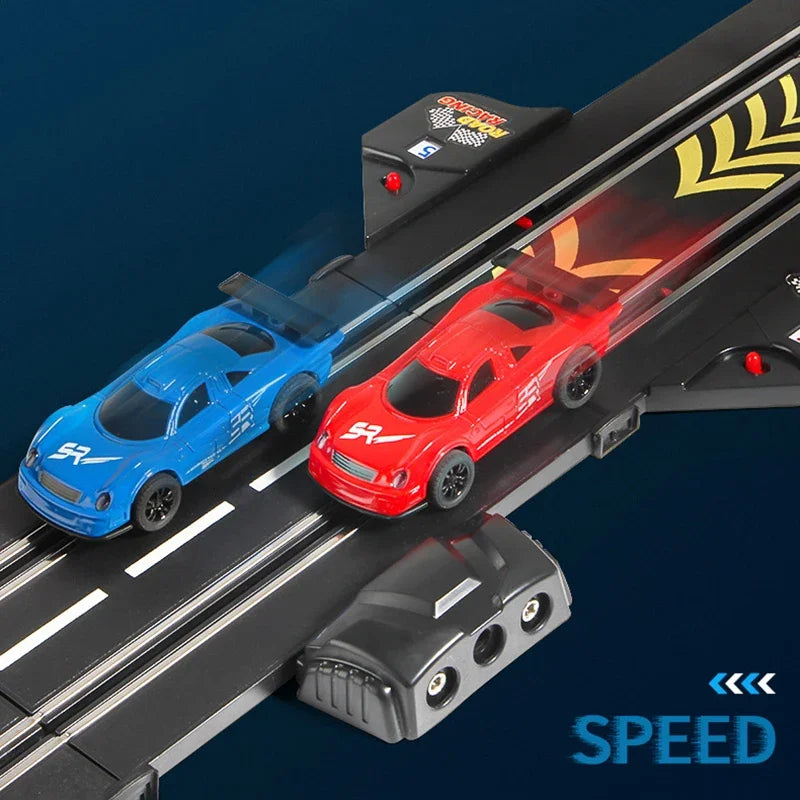 RC Railway Car1:43  Accessories Toy Electric Race Track Vehicle Double Battle Speedway Profissional Slot Car Circuit Racing Gift Ürün ana görseli