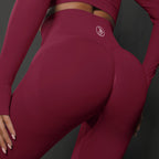 Allure The Brand Women Scrunch Seamless Leggings Seamless Peach Hip Training Yoga Pants Women's Sports Running Buttocks Body Fit