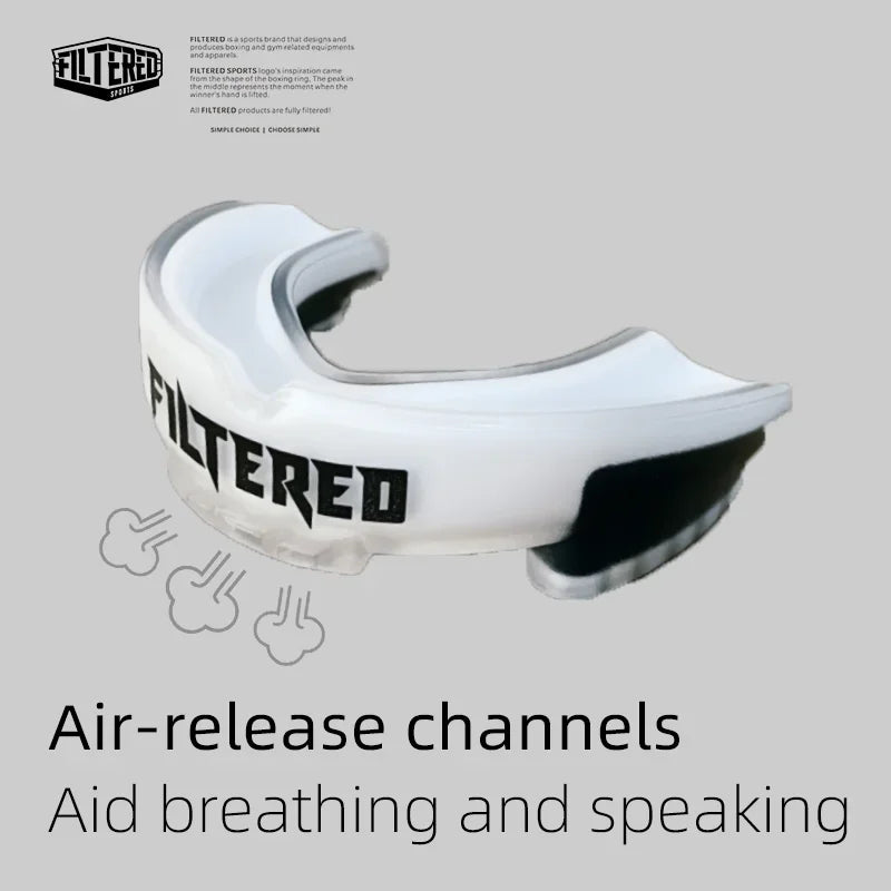 Filtered Sports Adult Sports Mouthguard Muay Thai Boxing Teeth Rugby Fight Training Protection Mma BracesFighting Mouth Guard Ürün ana görseli