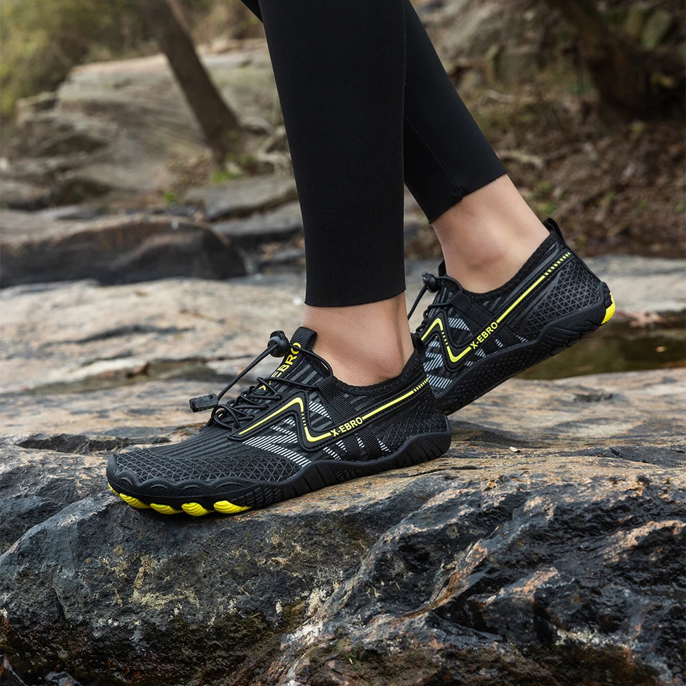 Oiaano Barefoot Man Black Shoes Woman Water Mesh Minimalist Sneakers Sport Aqua Beach Soft Sole Light Breathable Outdoor Hikking