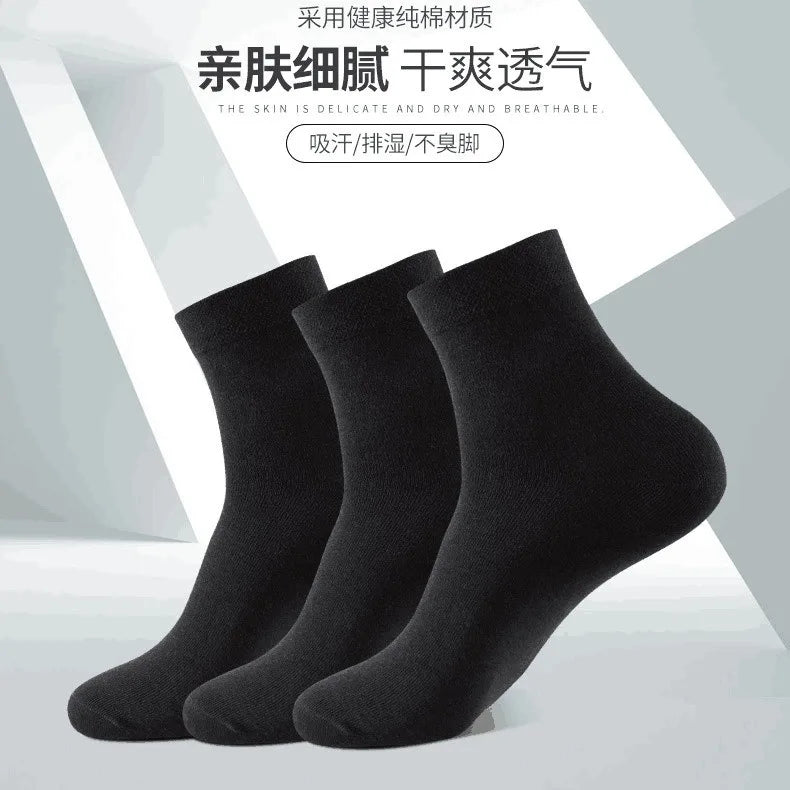 3 Pairs Black Men Socks Cotton For Men Pair Set Long KupiVIP S Underwear Business for Feather Shoes