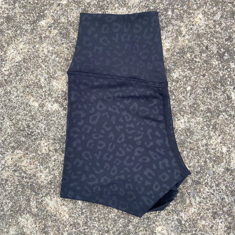 Sexy Solid Color Women Fitness Sport Short High Waist Athletic Yoga Short Leg Cycling Comprehensive Training Jogging Squat Proof