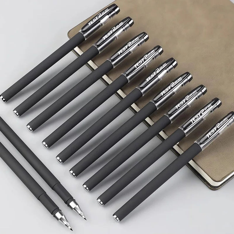 Gel Pens Set 0.5mm Black Blue Red Refill Gel Pen Bullet Tip School & Office Supplies Stationery Kawaii Accessories Stationery