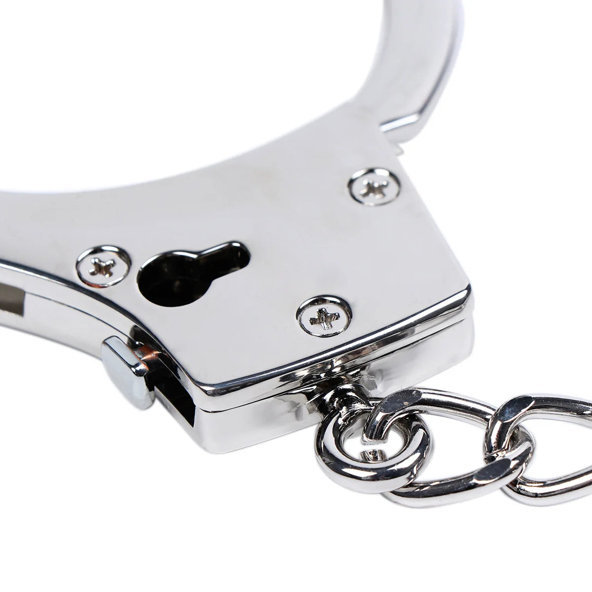 DUTRIEUX Stainless Steel Handcuffs Adjustable Fetish Restraints BDSM Bondage Alloy Lock Hand Ankle Cuffs Set Sex Toys For Couple