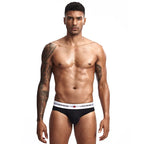 3pcs【LORIEN CREST】Men's Pure Cotton Low Waist Elastic Sexy Loose Breathable Youth Pant Headband Underwear Summer Cotton Briefs