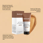 Self-Tanning Cream Intensive Tanning UV Protective Waterproof Long Lasting Sunless Even Skin Tone Moisturize Body Bronzer Lotion