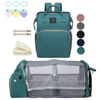 Mommy Bag Lightweight Portable Folding Crib Bed Large-capacity Travel Maternity Bags Baby Backpack Female Mommy Outting Bag