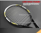 Professional Unisex Carbon Fiber Tennis Racket With Bag Training Paddle Rackets For Adult Men Women Ultra Light Racquet