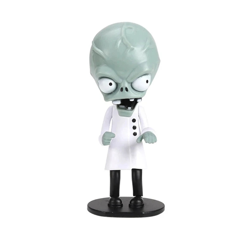 PLANTS VS ZOMBIES Crazy Dave Game Action Figure Roadblock Iron Bucket Grim Reaper Zombie Model Doll Kids Toys Children's Gifts