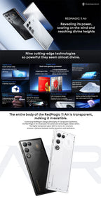 REDMAGIC 11 Air is equipped with a processor 8 Elite and RedCore R4, with a battery high capacity of 7,000 mAh, takes e