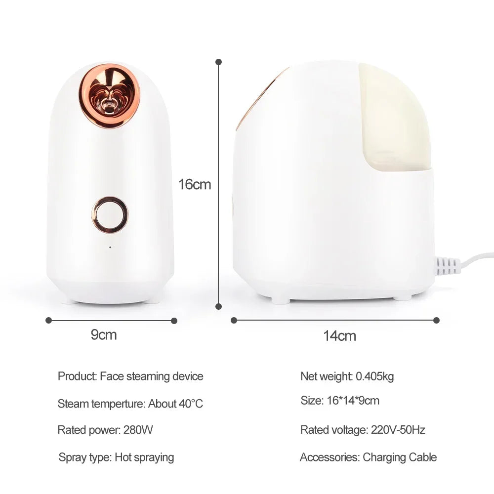 Face Steamer Humidifier Nano Mist Sprayer SPA For Face Hydration,Pore Cleansing,Nano Steam With Deep Penetration Face Skin Care