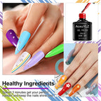 28Pcs/Set Gel Nail Polish Set Glass bottle Soak Off UV Gel Varnish Red Pink Colorful Gel Polish Matte Top Base Coat Nail Gel Kit