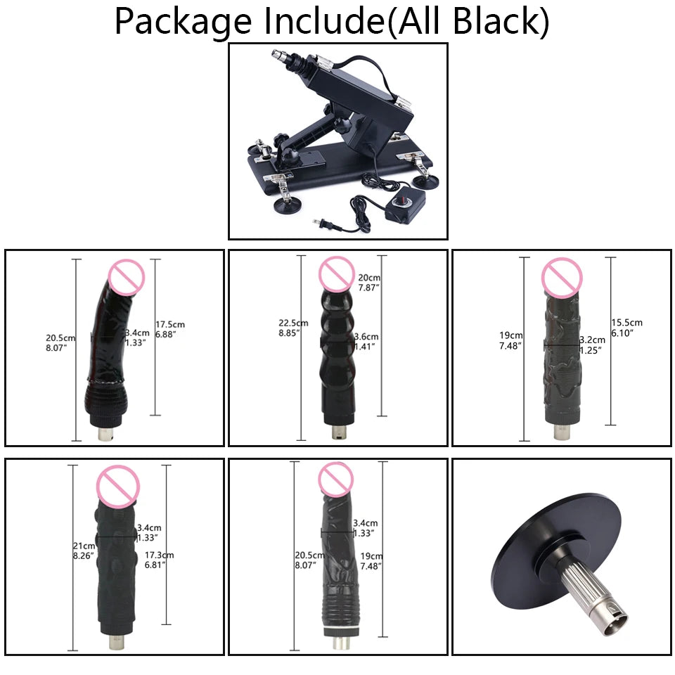 ROUGH BEAST Sex Machine for Women and Men with Dildo Attachment Automatic Masturbation Machine 3XLR Connector Sex Toys Products