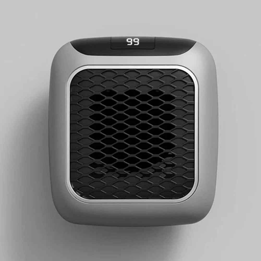 EU Plug In Heater Mini Electric Heater Warmer Wall Mounted PTC Ceramic Space Heater Portable Heater Fan for Home Office Bedroom
