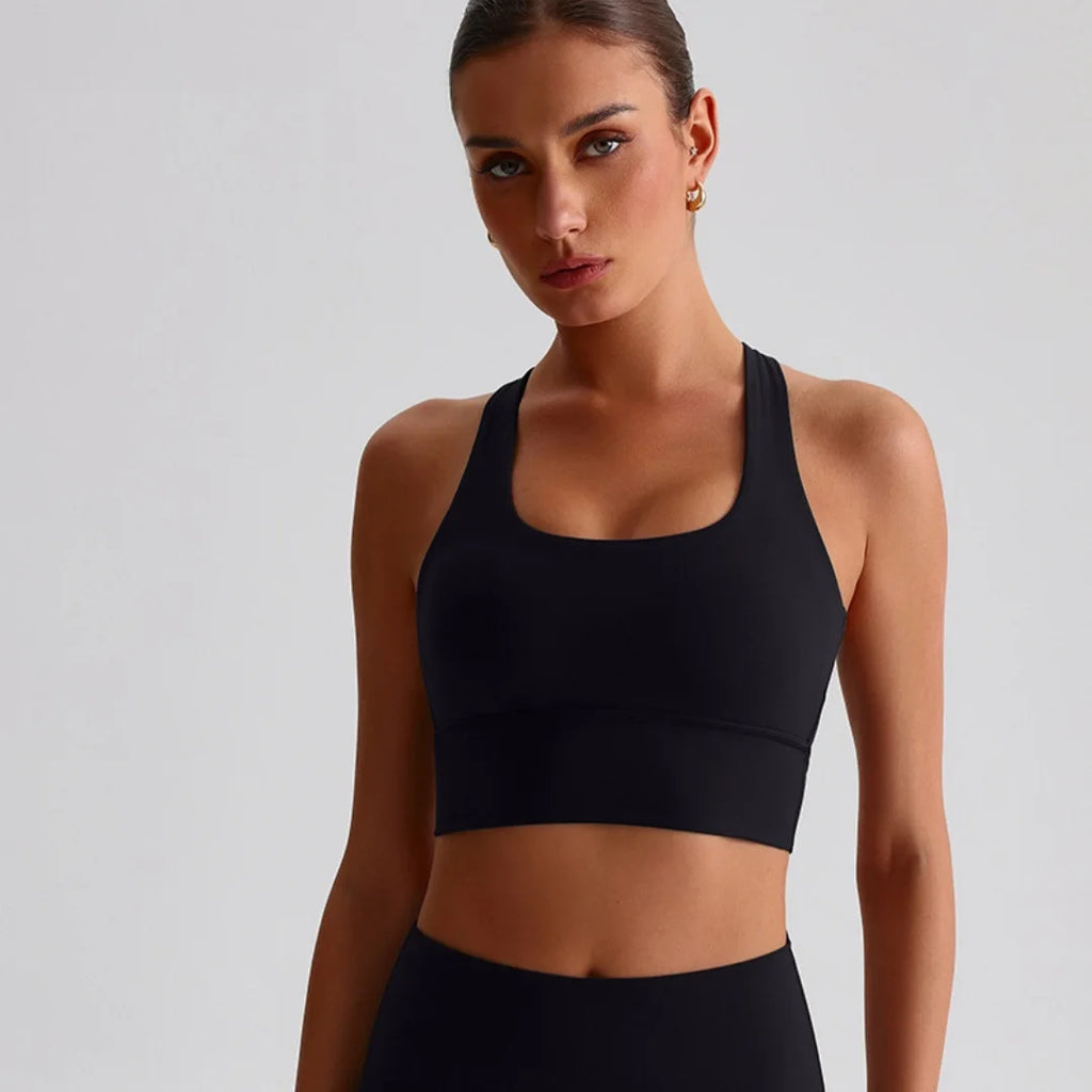 Solid Color Gym Yoga legging Set Soft Tight Women High Strength Fitness Bra With Sports Pant sportswear Proof of Squatting Proof