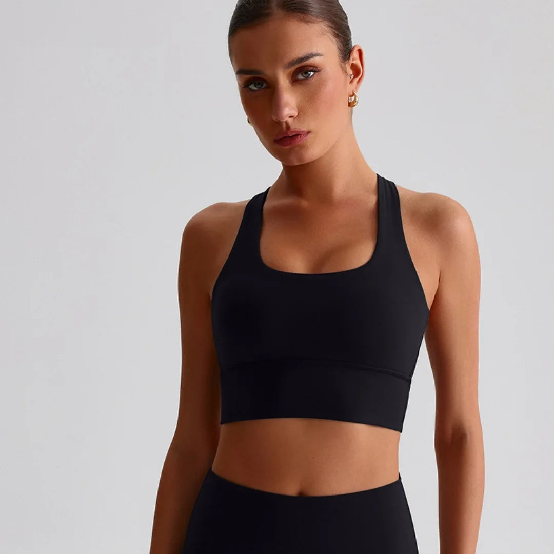 Solid Color Gym Yoga legging Set Soft Tight Women High Strength Fitness Bra With Sports Pant sportswear Proof of Squatting Proof