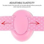 Baby Anti-Noise Earmuffs Sleeping Ear Protector Hearing Security Protection with Elastic Strap Kids Noise Cancelling Headphones