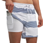 ESCATCH Summer 2026 New Fashion Polyester Swimming Shorts Men Gym Board Quickly Dry Elastic Waist Traje De Baño Beach Pants