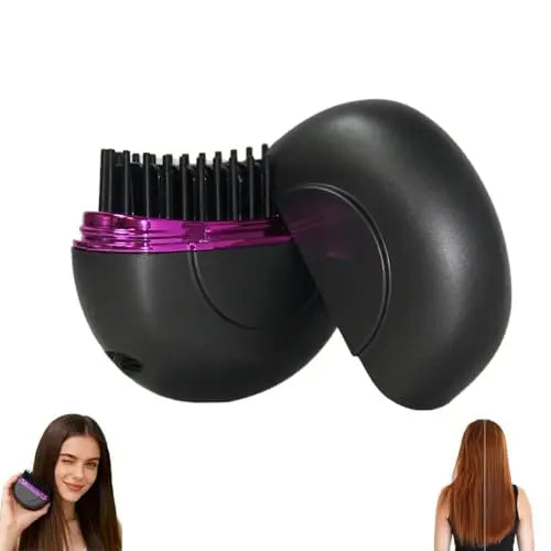 Mini Hair Straightener Rechargeable Portable Hair Straightener Brush Rechargeable Fast Heating Hot Portable Travel for Women Ürün ana görseli