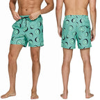 Escatch Brand Summer Mens Shorts Fashion Polyester Quick Dry Board Shorts Male Sport Gym Swimsuit Surf Swim Trunks For Man