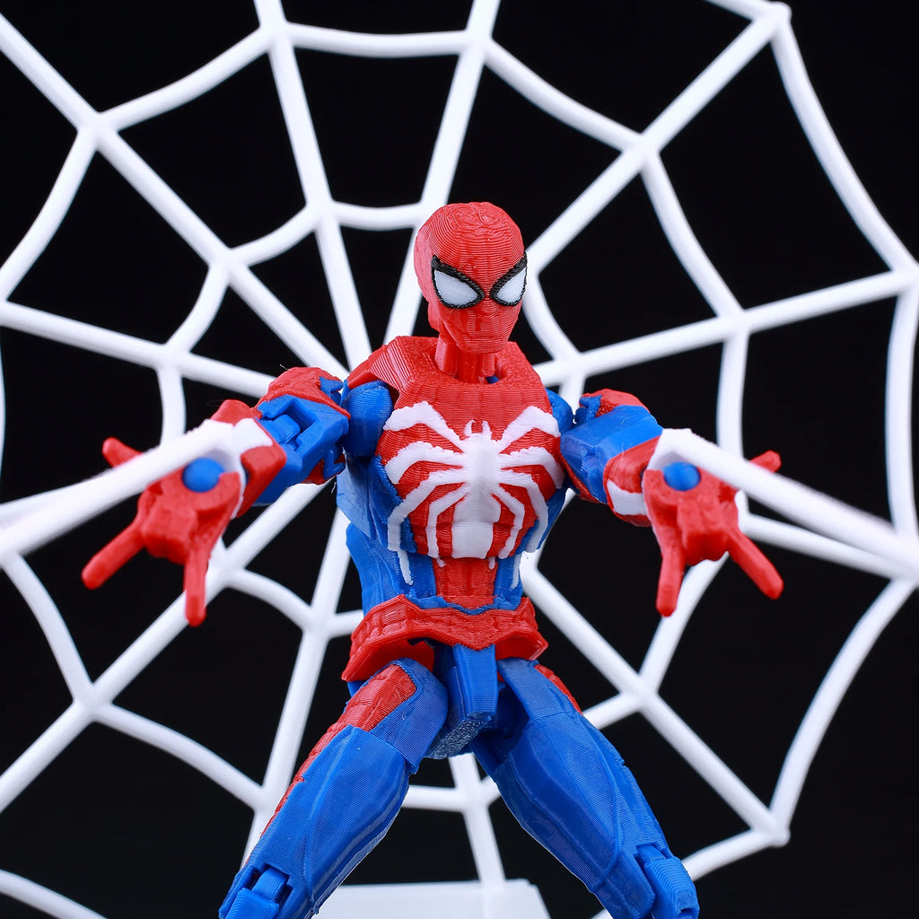 9L3D Printed Deadpool Wolverine Batman Spider-Man Venom Action Figures Dummy13 Lucky13 T13  Anime Model Toys Collectors Gifts