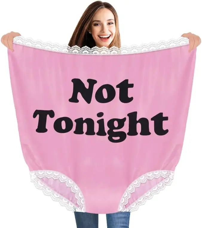 Granny Panties Gag Gifts for Women Funny Oversized Novelty Prank Underwear Christmas and Halloween Parties