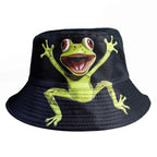 Classic Popular Funny Novelty animal cow frog duck fisherman hat Outdoor Leisure Sunscreen Sun Hat Men Women bucket hats