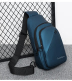 Men's Fashionable Casual Chest Bag Outdoor Cycling Waterproof Durable Sports Backpack Trendy Versatile Portable Crossbody Bag