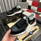 Luxury Brand Men's Shoes Handmade Casual Sneakers Jacquard Nylon Fabric with Suede Hiking Cycling Running Shoes Holiday Gifts