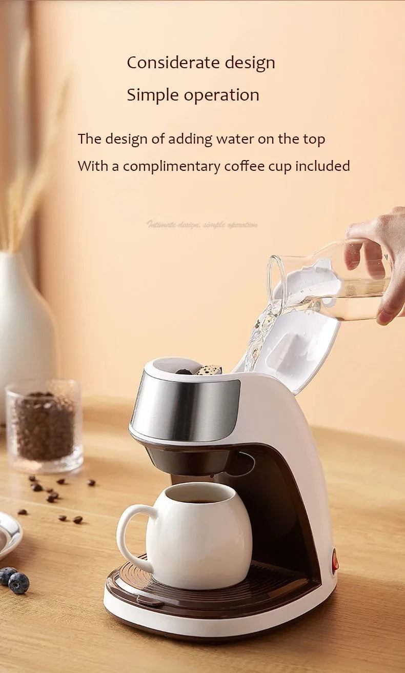 Home Drip Coffee Maker Multifunctional Coffee Tea Brewing Machine Small Office Americano Coffee Tea Maker