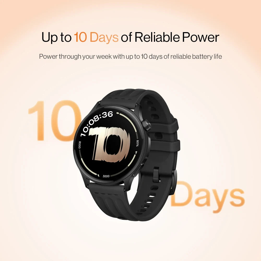 OnePlus Watch lite SmartWatch,1.46 inches Display,59g,10 Days of Reliable Power,Heart Rate,Blood Oxygen Monitorin