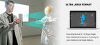 3DMakerpro Lynx 3D Scanner Luxury Edition, 0.10mm Accuracy, 0.30mm Resolution, 10fps Frame Rate, Class 1 White Light, Visual Tracking, 250x400mm Single Capture Range