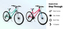 Hiland 26 Inch Women's Mountain Bike, 18-Speed with Front Suspension Fork, Dual Mechanical Disc Brakes, Aluminum Frame MTB