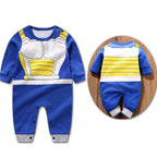 Anime Clothes Baby Vegeta Rompers Newborn Kuririn Roshi Training Outfit Infant Kids Halloween Cartoon Cosplay Costume Jumpsuit