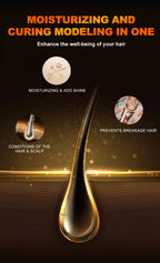 Deep Wave Control Pomade 360 Biotin Sport Strong Hold Wave Hair Gel With Brush Wavy Hair Oil Shampoo Conditioner Styling Care