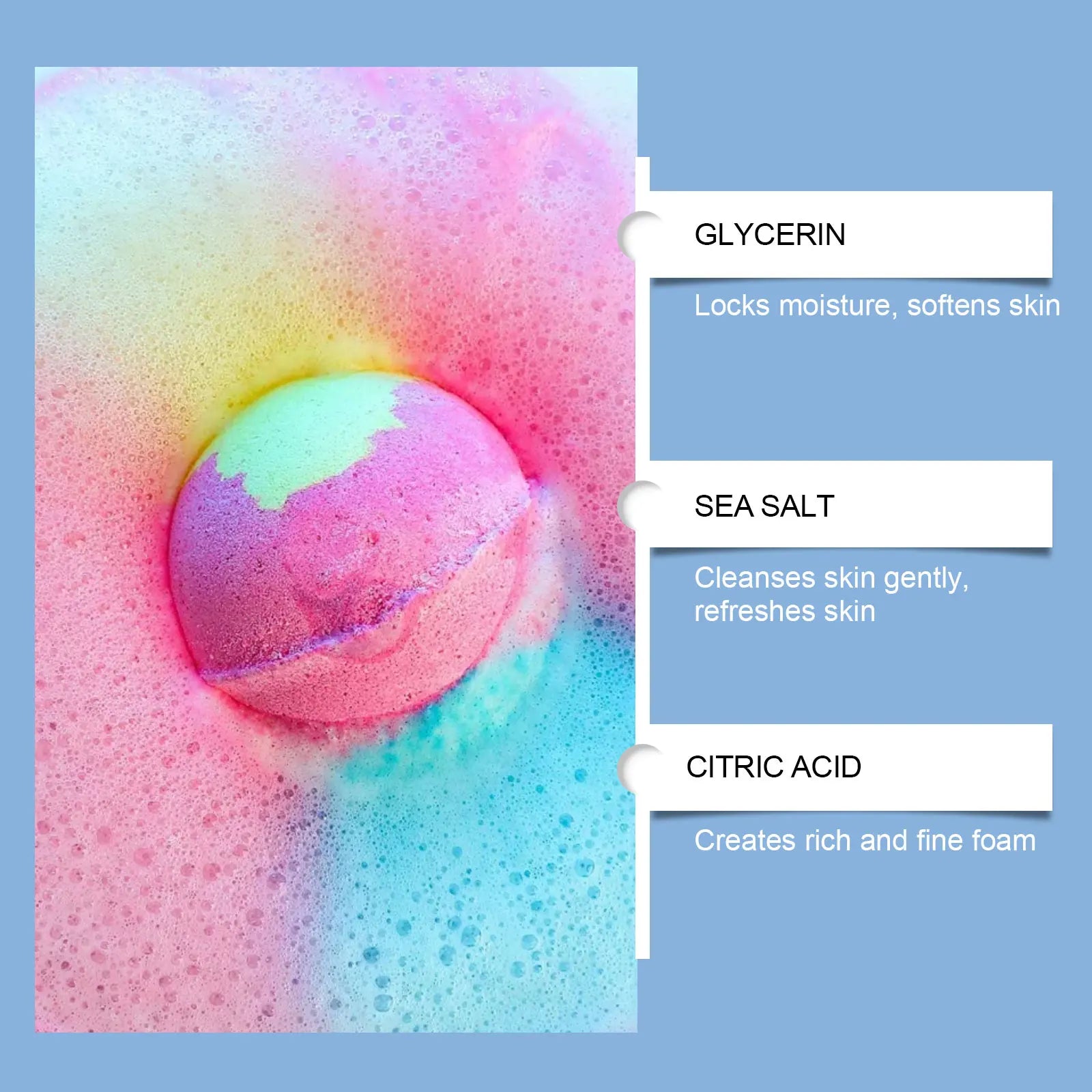 12pcs Bath Bombs Set with Surprise Toys Inside Essential Oil Moisturizing Skin Care Bathtime Sensory Play Gift for Boys & Girls