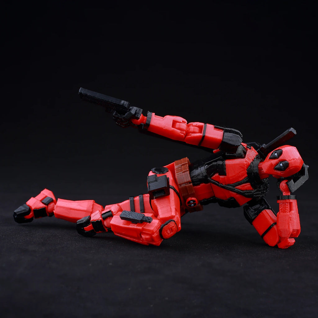 9L3D Printed Deadpool Wolverine Batman Spider-Man Venom Action Figures Dummy13 Lucky13 T13  Anime Model Toys Collectors Gifts